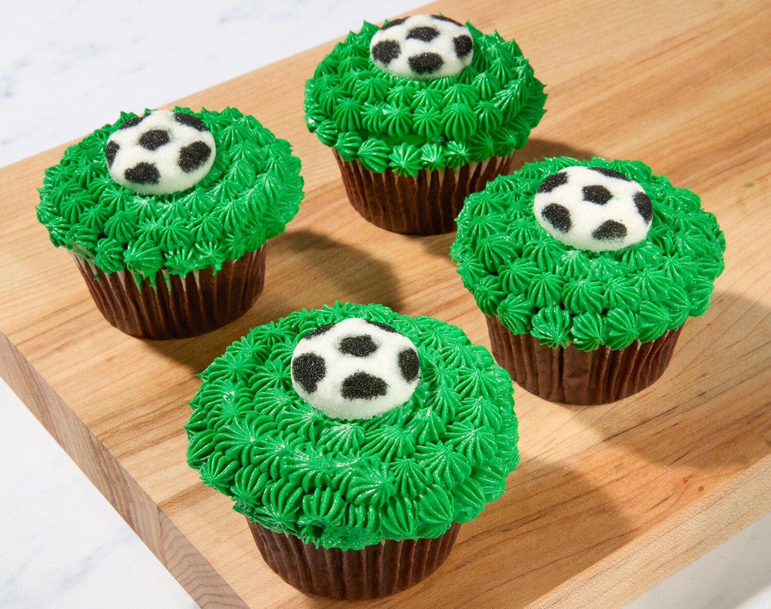 FreshDirect Soccer Cupcakes Chocolate, image 2 of 2 slides